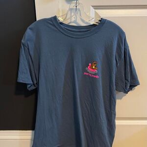 Unbranded Men's Blue and Navy T-shirt